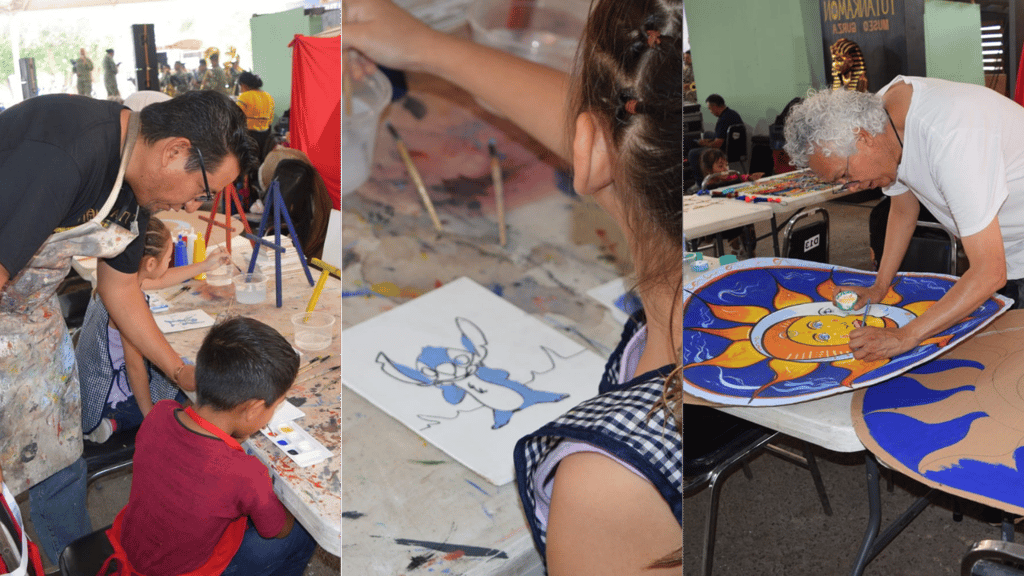 Talleres artísticos siguen en el Abanico Amarillo