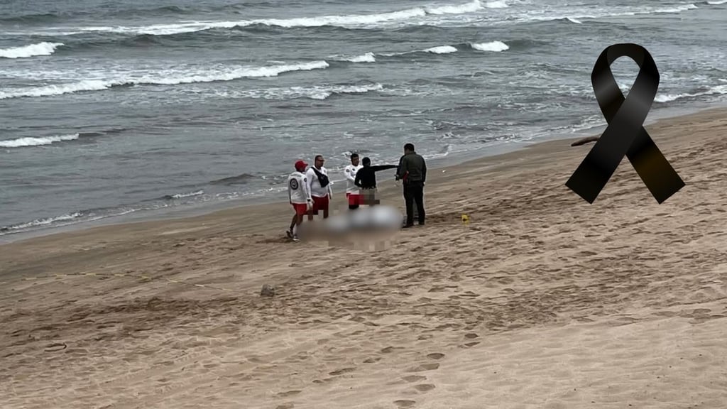 Recuperan cuerpo de joven de 19 años que murió ahogado en playa de Mazatlán