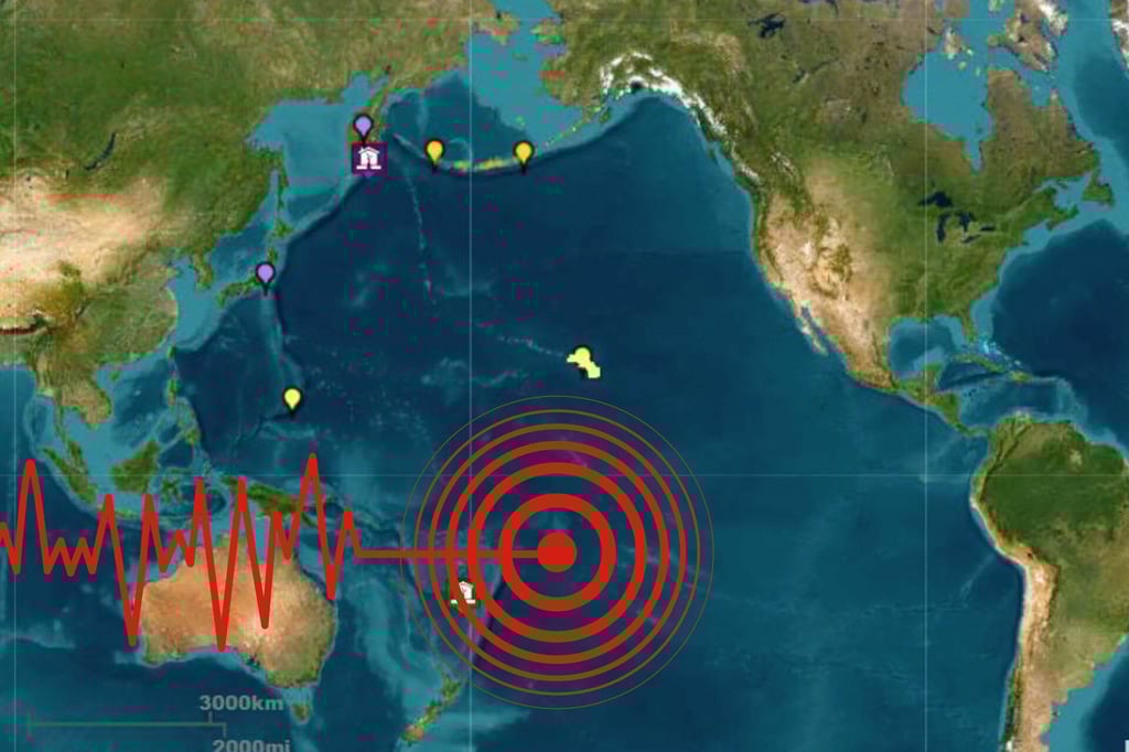 México en alerta por oleaje de tsunami tras sismo de magnitud 8.7 en Rusia