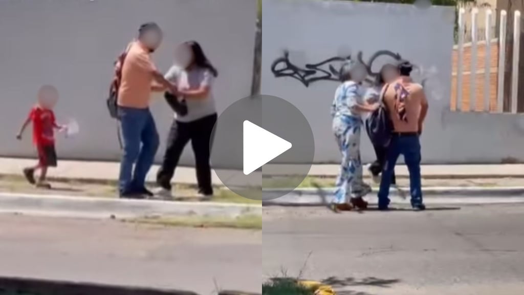 Mujer auxilia a otra que forcejeaba con un sujeto cerca de la Prepa Diurna | VIDEO