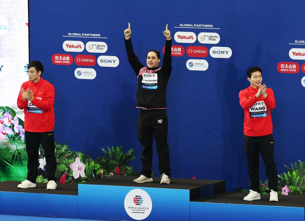 Con este clavado, el mexicano Osmar OIvera venció a los chinos y ganó la medalla de oro | VIDEO