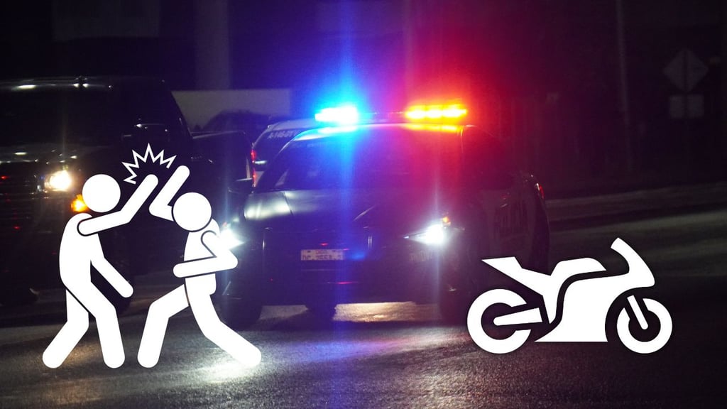 Golpean a un hombre y le roban su motocicleta cerca de la Bandera Monumental en Durango