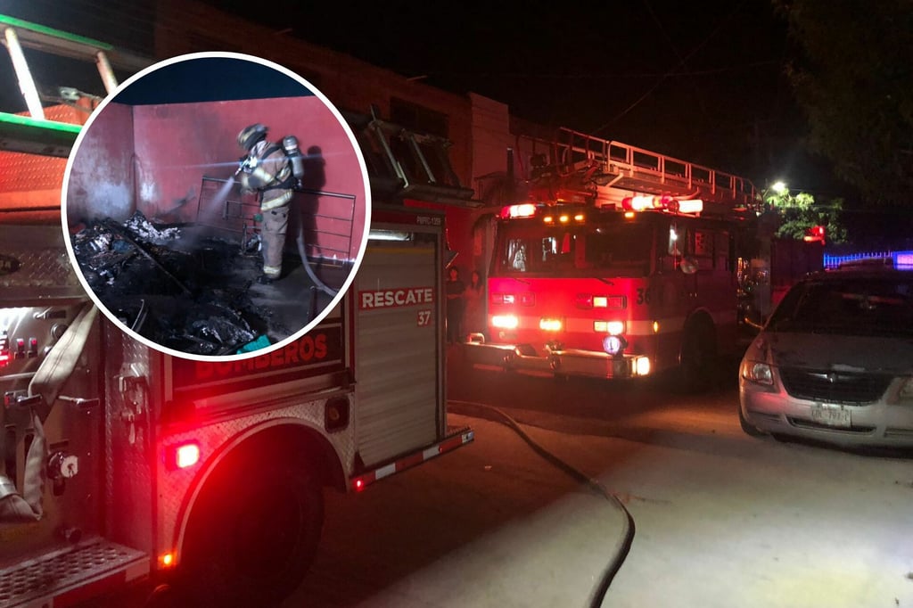 Se incendia vivienda en Ciudad Industrial de Durango; bomberos evitan más daños
