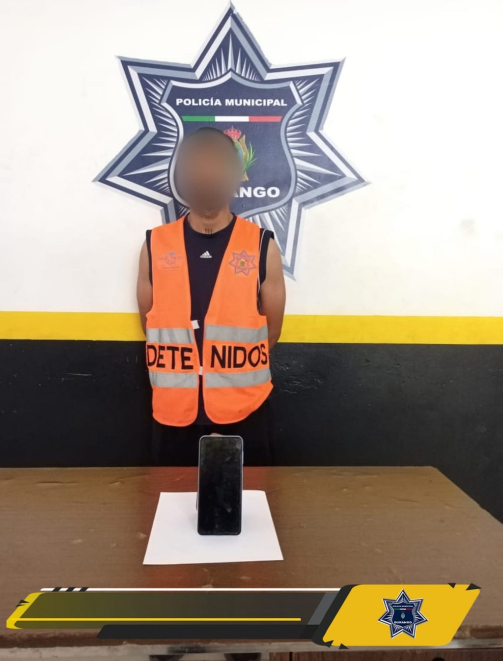 Procedimiento. El sujeto fue trasladado inicialmente a los separos de la Estación Central y luego quedó a disposición del Agente del Ministerio Público.