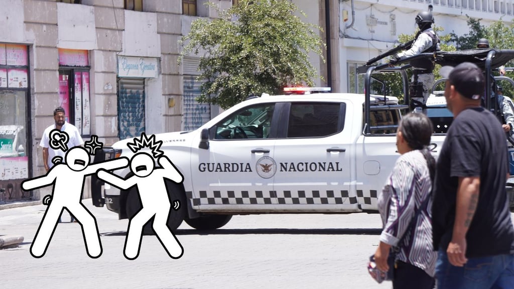 Pelea entre elementos de la Guardia Nacional deja un lesionado en Durango
