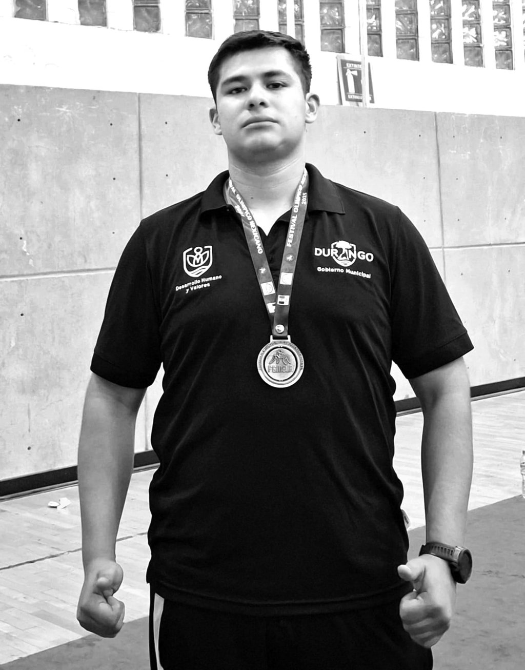 Plata. El luchador duranguense Jesús Alejandro Monárrez Martínez subió al podio de los ganadores al ganar la medalla de plata del Primer Festival Olímpico Mexicano Abierto 2025.