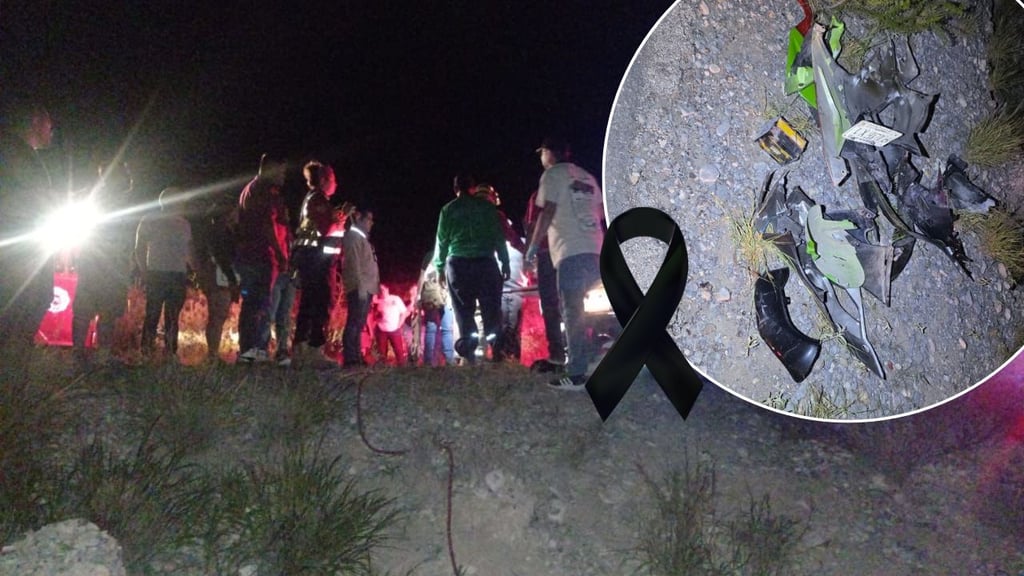 Muere joven motociclista tras caer a un barranco en carretera a la presa Francisco Zarco