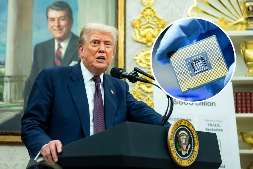 Trump anuncia aranceles del 100% a chips y semiconductores; buscan que se fabriquen en EU