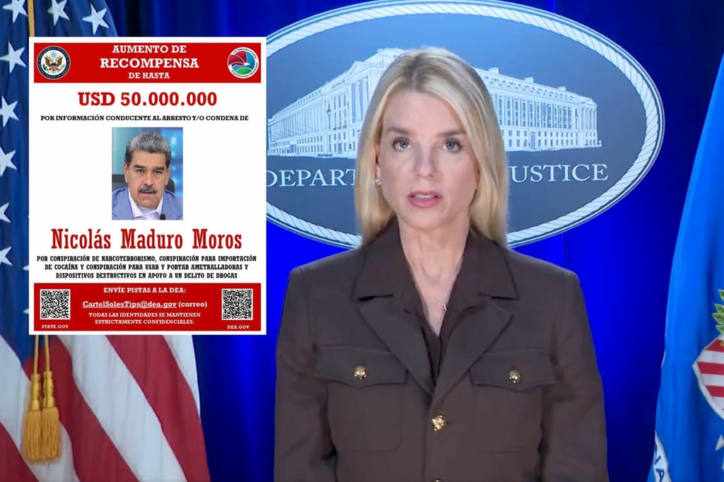 EU acusa a Maduro de vínculos con el Cártel de Sinaloa; ofrecen $50 mdd por arresto