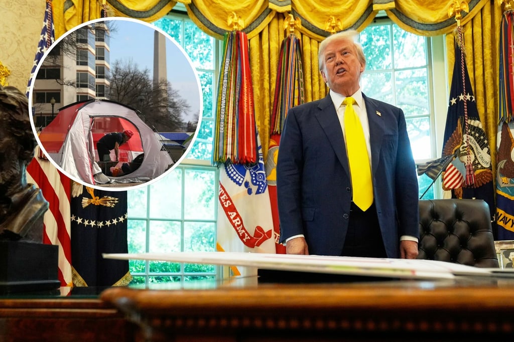 Trump advierte a las personas sin hogar para que abandonen Washington DC inmediatamente