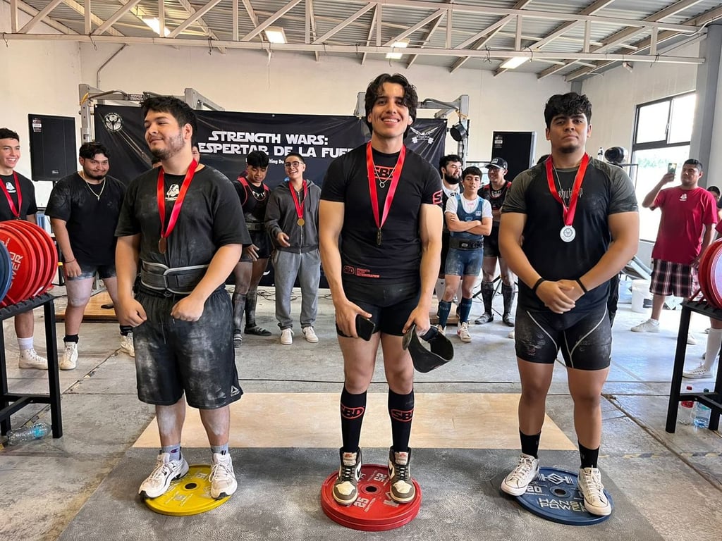 Participación. Todo un éxito fue el Segundo Torneo de Novatos de Powerlifting que contó con gran participación.