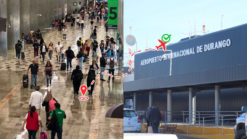 Vuelos a Durango no se ven afectados por retraso en aeropuerto de la CDMX: Turismo