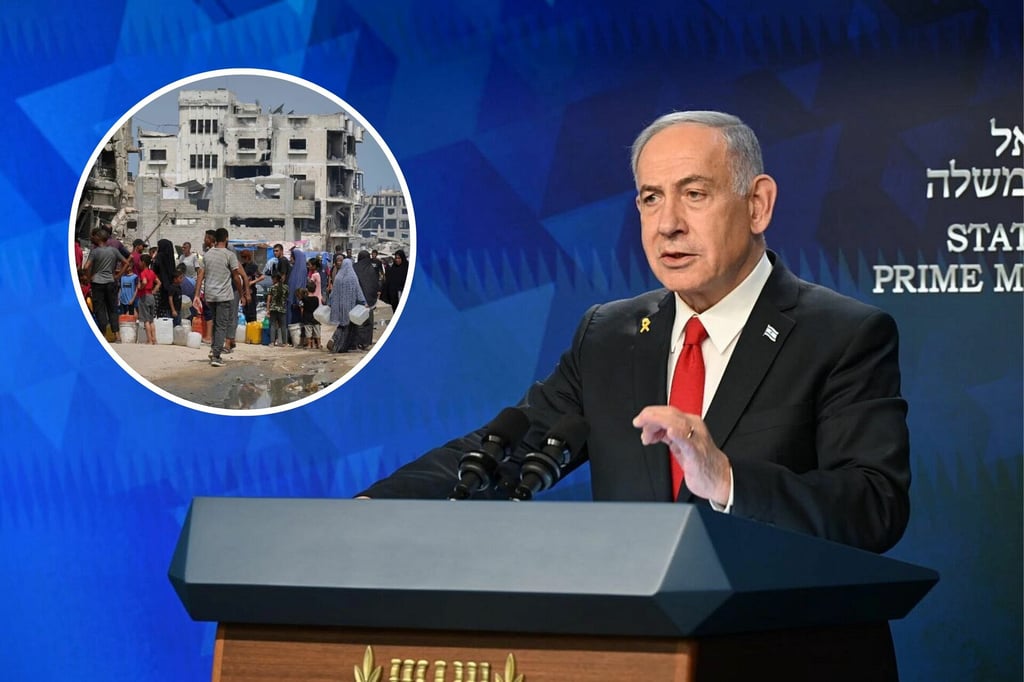 Netanyahu dice que 'autorizará' a palestinos de Gaza emigrar a otros países