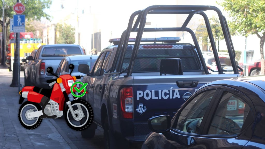 Aseguran motocicleta con reporte de robo en la Zona Centro de Durango