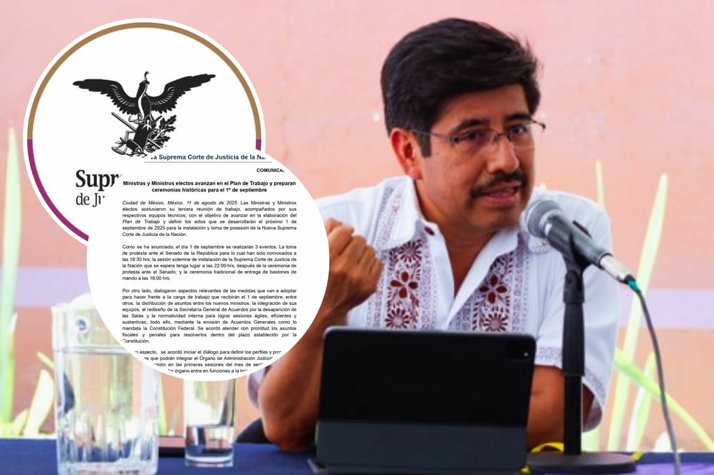 SCJN: Hugo Aguilar propone bajar salarios; presupuesto se discutirá en septiembre