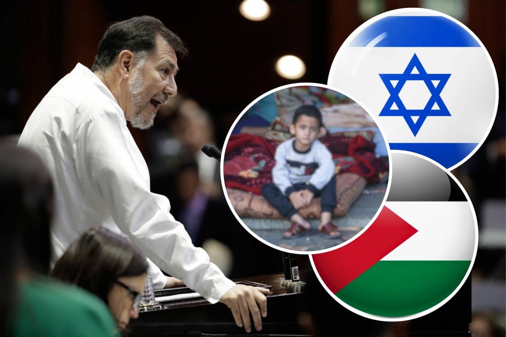 Noroña exige asilo para niños palestinos y condena 'brutal' ofensiva de Israel en Gaza