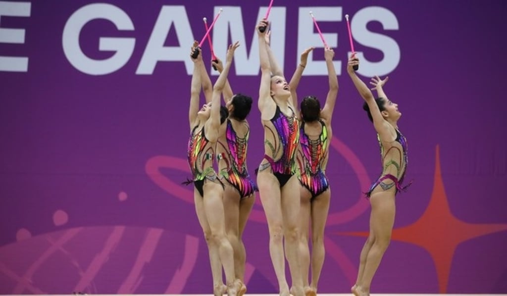 Podio. México subió fod veces al podio de los Juegos Panamericanos Junior con la gimnasia rítmica.