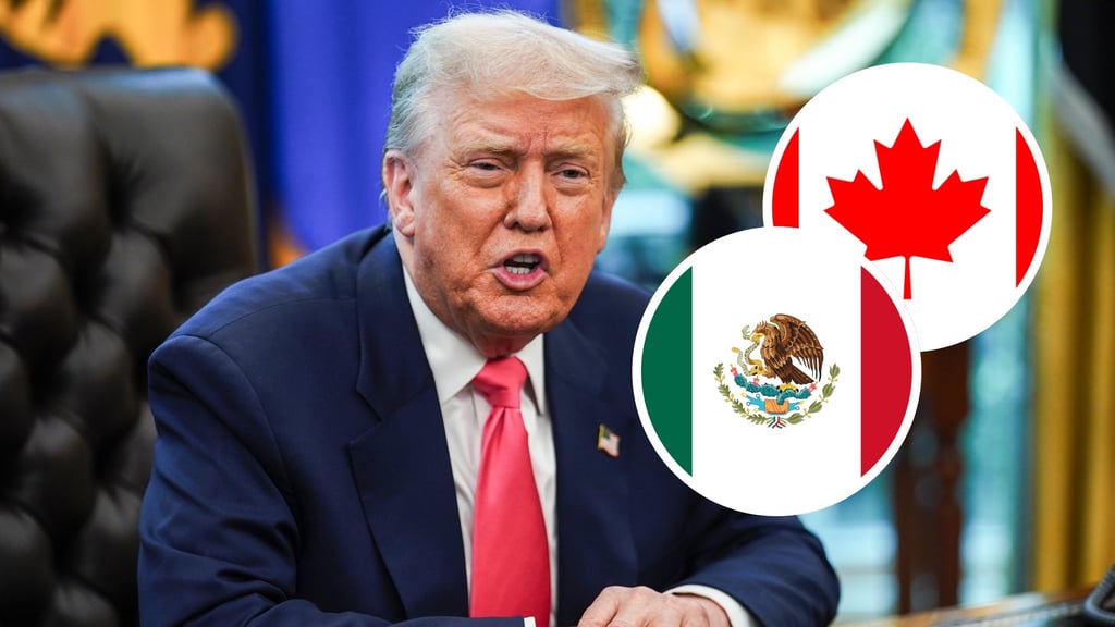 ‘México y Canadá hacen todo lo que Estados Unidos les ordena’, asegura Donald Trump