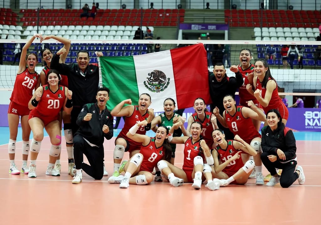 Finalista. La Selección Mexicana de Voleibol se instaló en la final de los II Juegos Panamericanos Junior Asunción 2025.