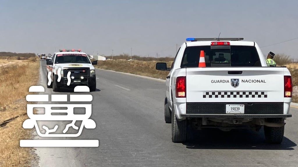 Choque frontal de vehículo con tráiler, en la Zacatecas-Cuencamé, deja a un joven sin vida