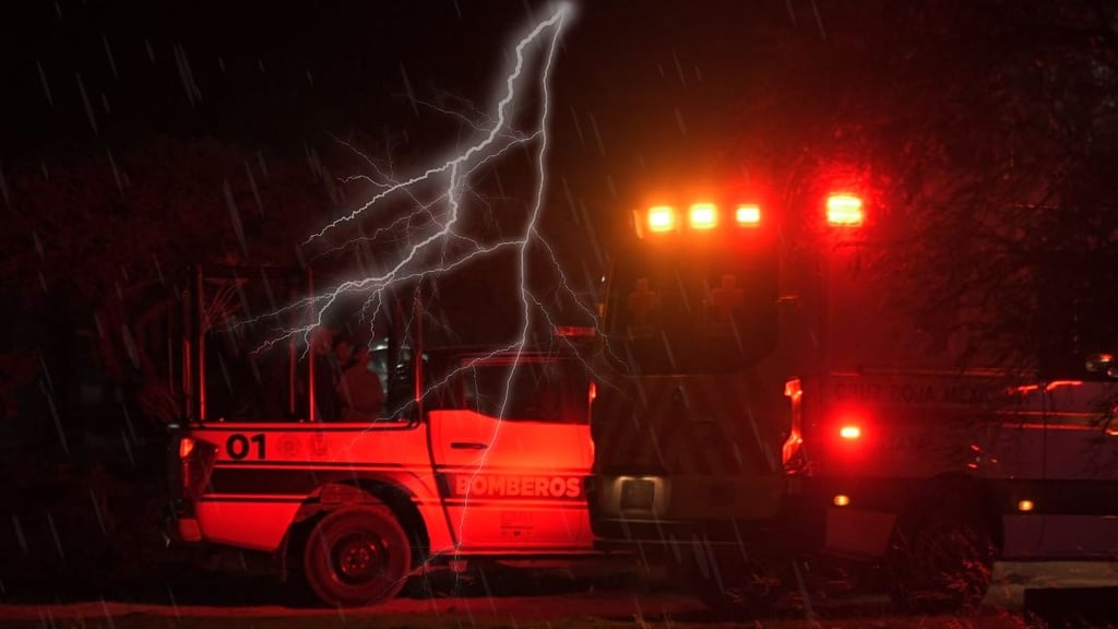 Adulto mayor muere tras caerle un rayo; se protegía de la fuerte lluvia