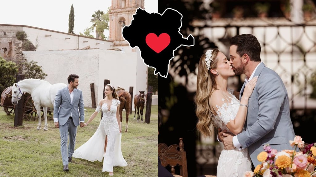 Mane de la Parra se casa en Durango con la actriz Ligia Uriarte | FOTOS