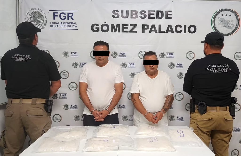 Labor. Dos sujetos fueron vinculados a proceso por la transportación de droga; fueron descubiertos en la carretera Durango-Jiménez.