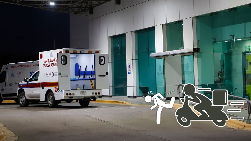 Joven resulta lesionado tras ser atropellado por moto en Durango