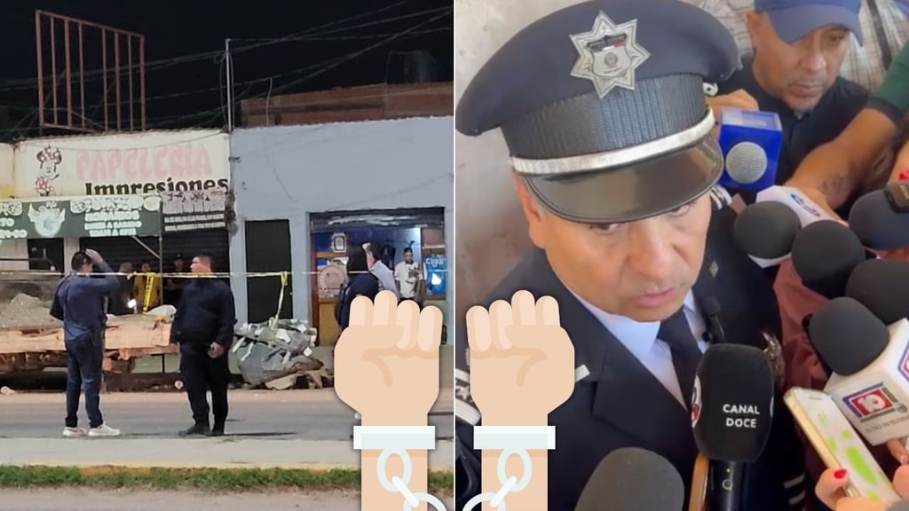 Detienen a 2 presuntos responsables de homicidio en local de bulevar Juan Pablo II