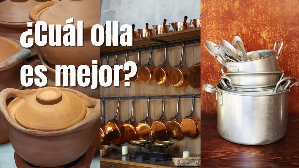 ¿Es mejor cocinar en barro, cobre o aluminio?, esto dicen los expertos