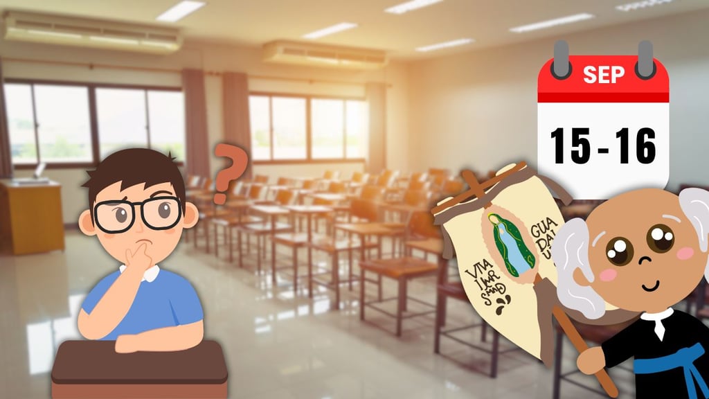 ¿Habrá clases en Durango el 15 y 16 de septiembre? Esto dice el calendario escolar 2025-2026