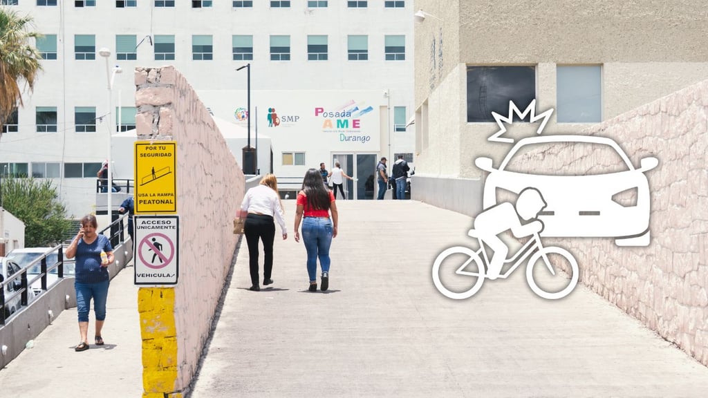 Atropellan a menor de 14 años mientras circulaba en bicicleta en la ciudad de Durango