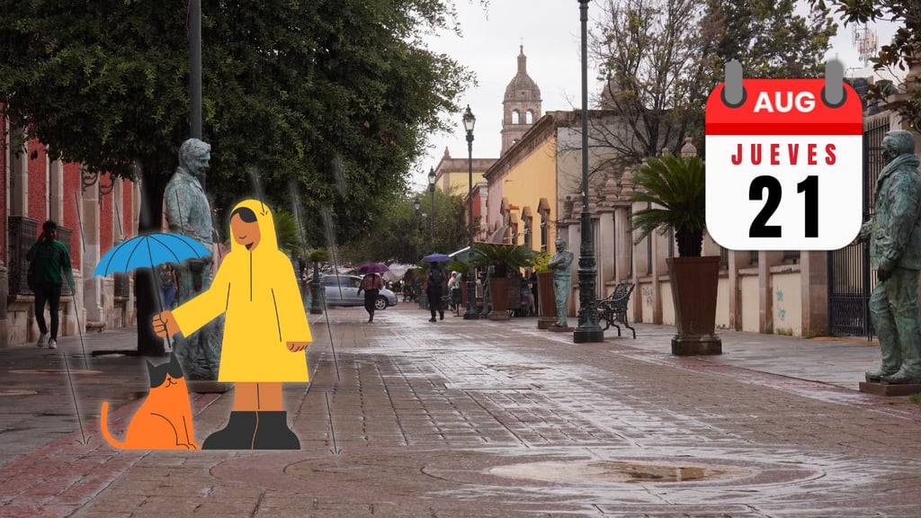 Jueves lluvioso en el estado de Durango: así será el clima en la capital HOY 21 de agosto