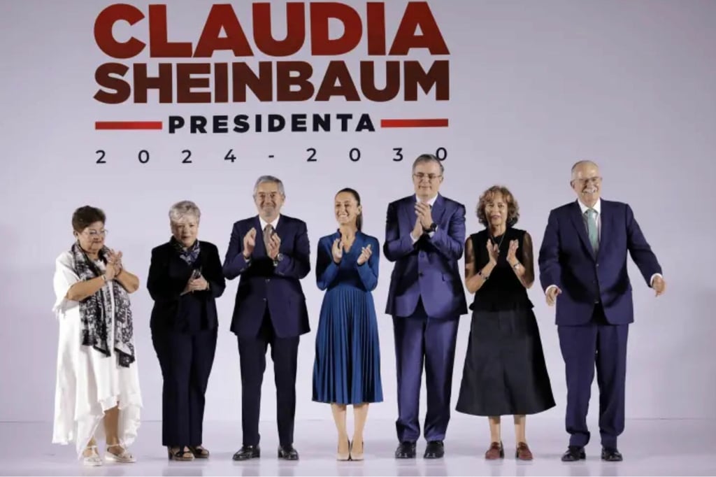 Sheinbaum ratifica a su Gabinete completo; destaca su desempeño