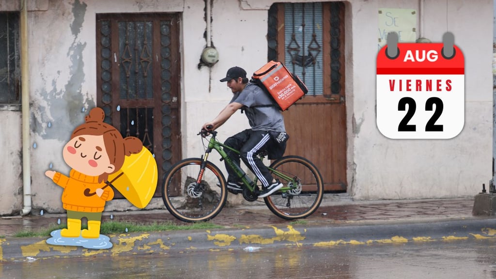 Viernes con fuertes lluvias en Durango: este es el pronóstico para HOY 22 de agosto