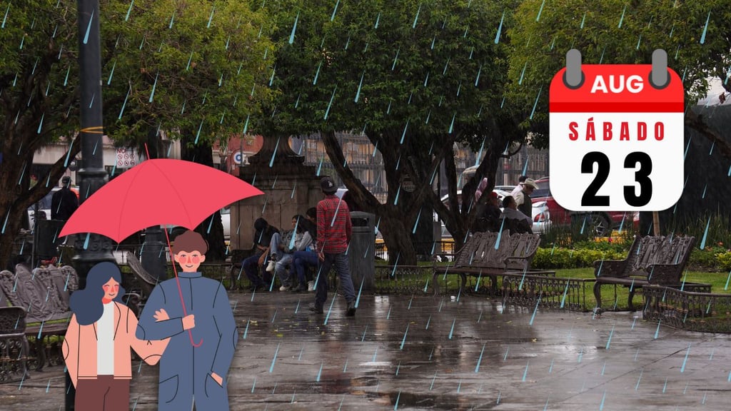 Sábado con lluvias en la ciudad de Durango: así será el clima HOY 23 de agosto