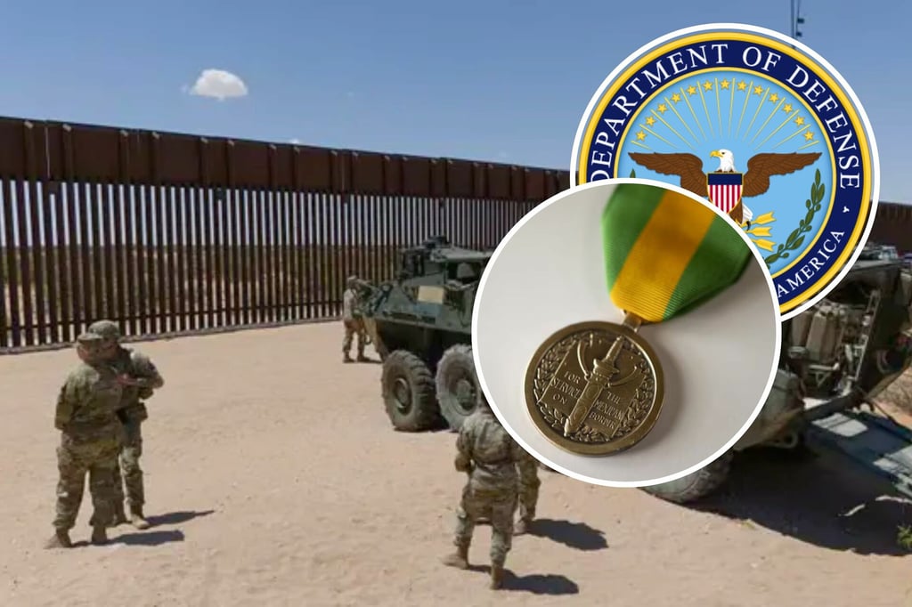 El Pentágono crea medalla de defensa de la frontera con México