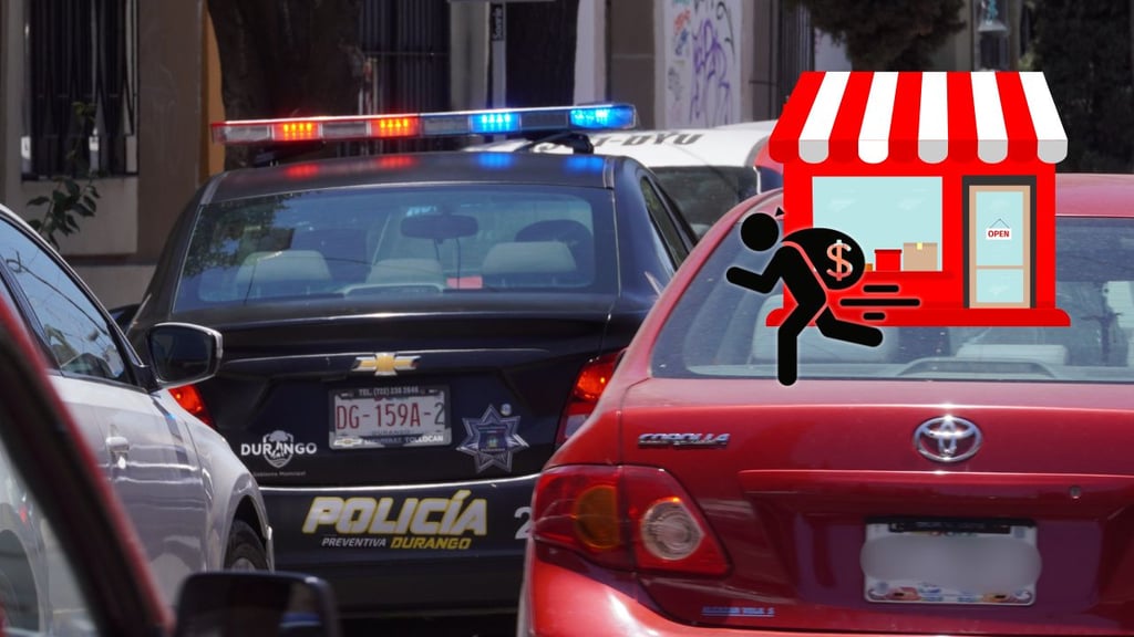 Roban objetos y efectivo en negocio naturista del Centro de Durango