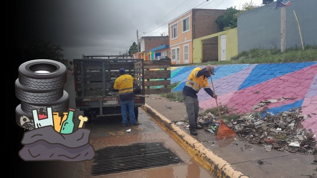 En temporada de lluvias en Durango recolectaron 11 toneladas de basura; solo ayer juntaron dos