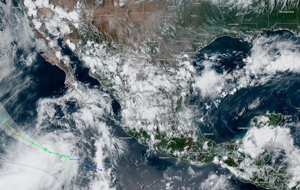 Tormenta tropical Juliette EN VIVO hoy lunes 25 de agosto: sigue la trayectoria en tiempo real