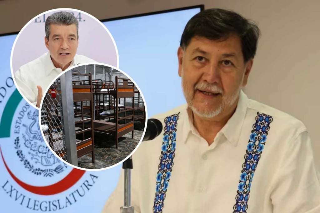 'Servil y cretino': Noroña lanza críticas contra Rutilio Escandón por defensa de Alligator Alcatraz