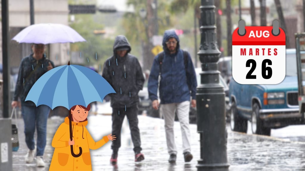 ¿Martes con más lluvias en la ciudad de Durango? Así será el clima HOY 26 de agosto