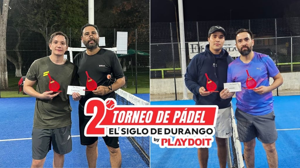 Torneo de Pádel de El Siglo by Playdoit: Silva y Orozco se llevan la Cuarta; Ríos y Hernández, la Tercera