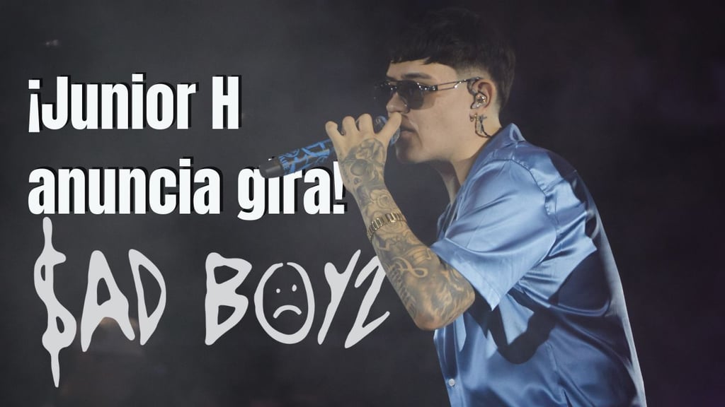 Junior H anuncia su gira 'México En Lágrimas', ¿qué estados visitará?