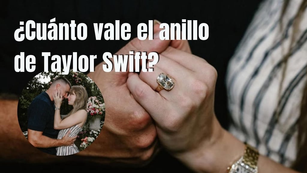 ¿De cuánto es el anillo de compromiso que le dio Travis Kelce a Taylor Swift? Aquí te contamos