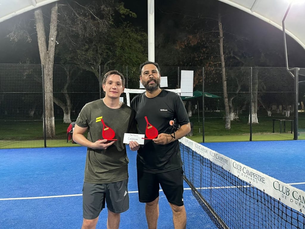 Monarcas. La pareja integrada por Luis Mario Silva y Alex Orozco se proclamó campeona en la Cuarta Categoría.