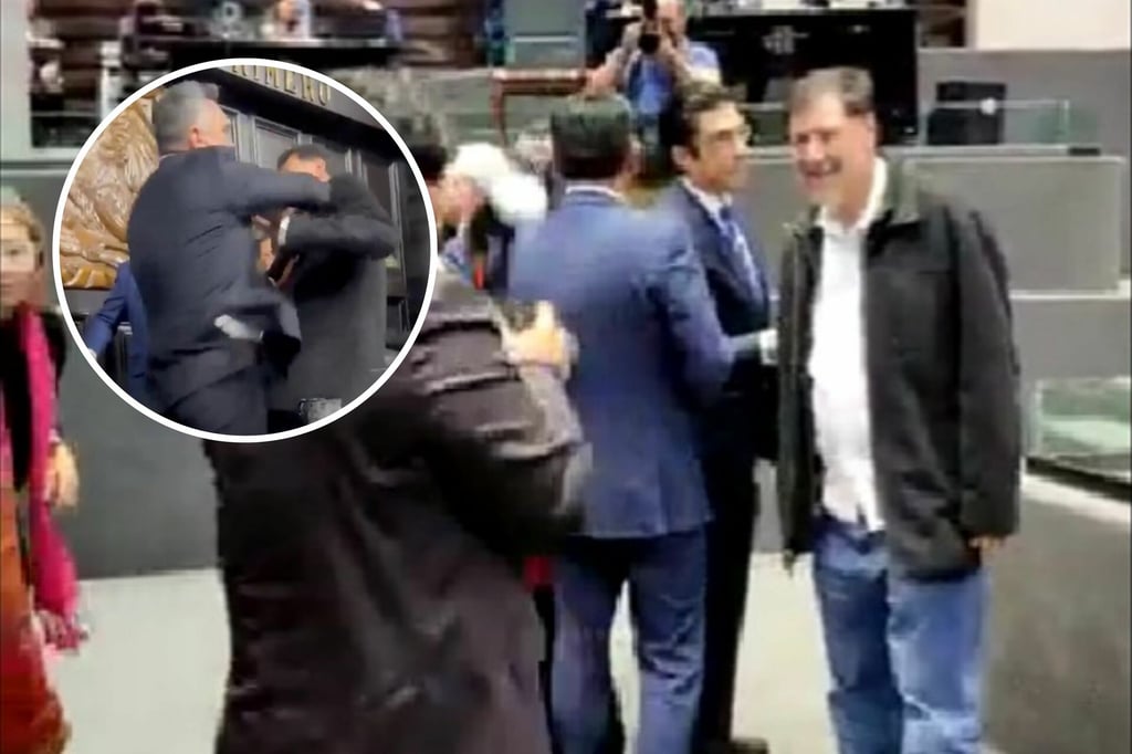 No es la primera vez que Noroña se pelea en el pleno: recordamos el reto a golpes de 2022