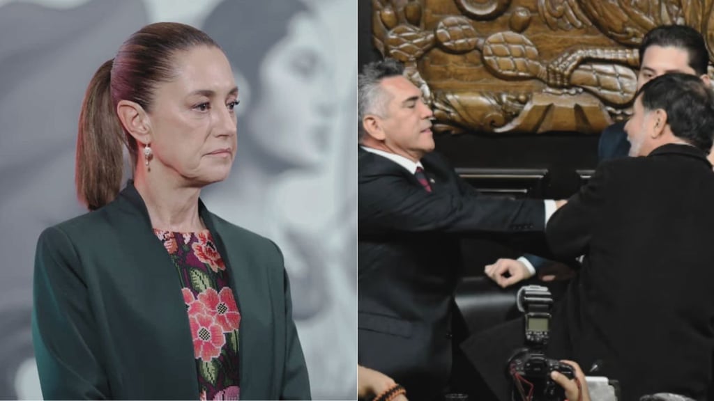 Muestra lo que es el PRIAN: reacciona Sheinbaum a trifulca entre Noroña y 'Alito'