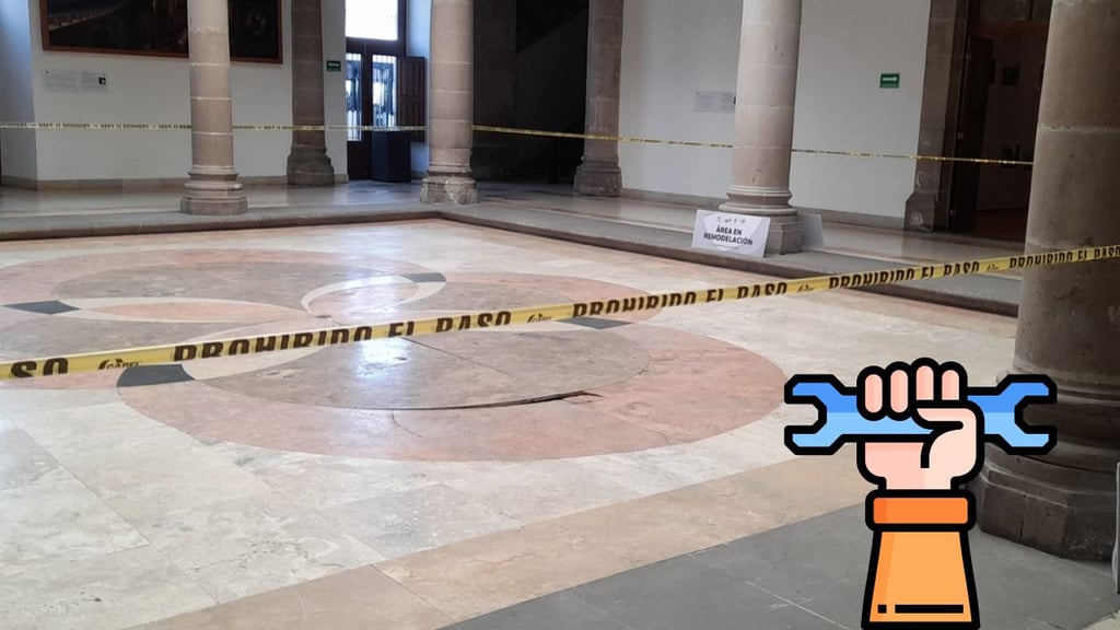 INAH acuerda 250 mil pesos para reparar daños en patio del Museo de la Ciudad