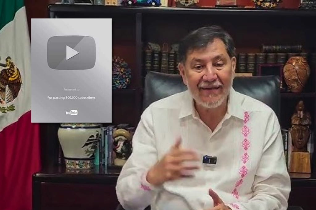 Esto es lo que gana Fernández Noroña en YouTube